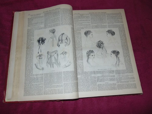 LARGE 2-VOLUME SET OF "THE QUEEN: THE LADIES NEWSPAPER" FOR THE YEAR 1867 - Picture 9 of 21