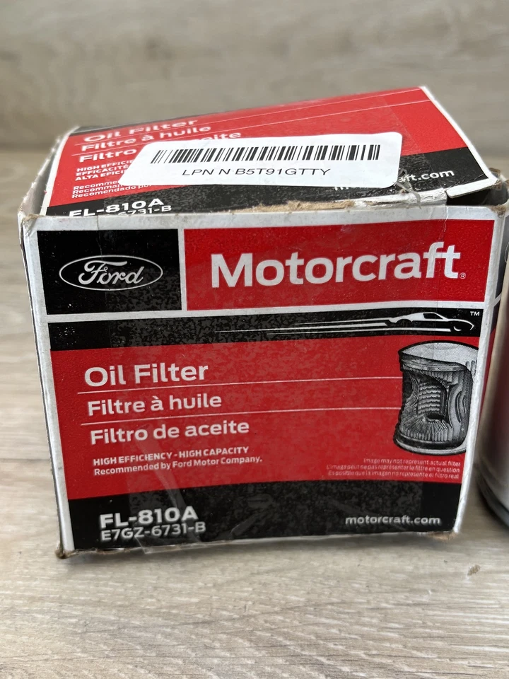 Filtro de aceite de alta calidad Ford Motorcraft FL-810A, E7GZ-6731-B ¡Nuevo! Foto 2 de 3
