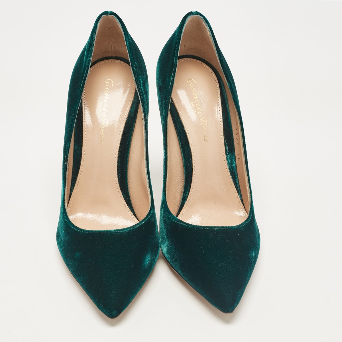 Gianvito Rossi Dark Green Velvet Gianvito Pumps Size 36.5 | eBay Gianvito Rossi Dark Green Velvet Gianvito Pumps Size 36.5 | eBay