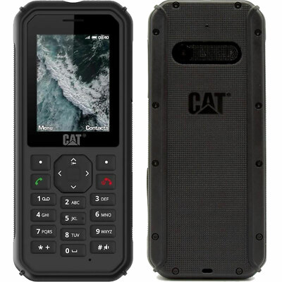 BNIB Caterpillar CAT B40 Single SIM 64MB+128MB Black Factory Unlocked 4G GSM 