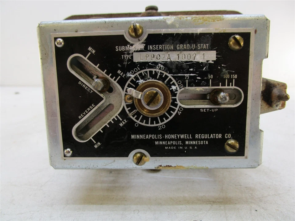 Inserción de inmersión Honeywell grado U-estado LP902A 1007 1 0-100 grados Ajustable 1/8 NPT Foto 2 de 4