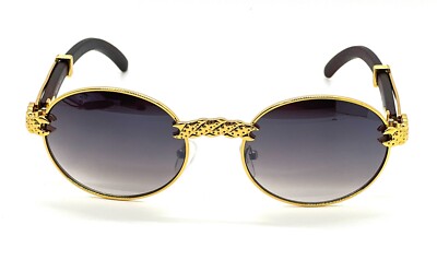 Fashion Mens Women Hip Hop Sunglasses Quavo Migos Luxury Gold Rimless Sunglasses - Foto 5