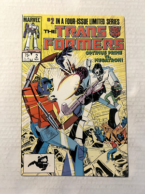 TRANSFORMERS #2 2ND APP OF OPTIMUS PRIME MEGATRON STARSCREAM BUMBLEBEE 1984