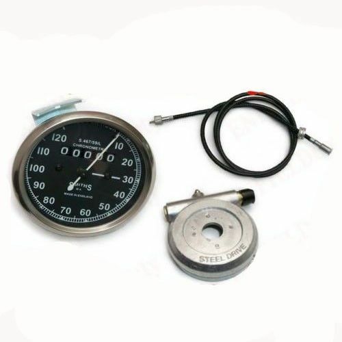 "FüR Royal Enfield Smiths 120 MPH Geschwindigkeitsmesser Speedo Hub 54\" Kabel"-image