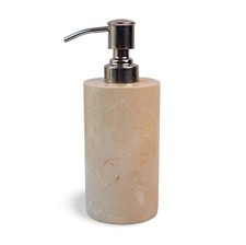 Dispenser Lozione Sapone in Marmo per Bagno, Lavelli da Piano Bottochino, 1 Pz