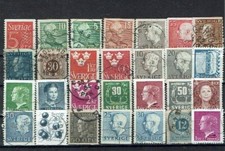 lot de timbres anciens " Suède " 