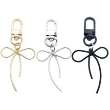 Butterfly Knot Keychain Pendant Bows Strap Lanyard Kerings Women Girls