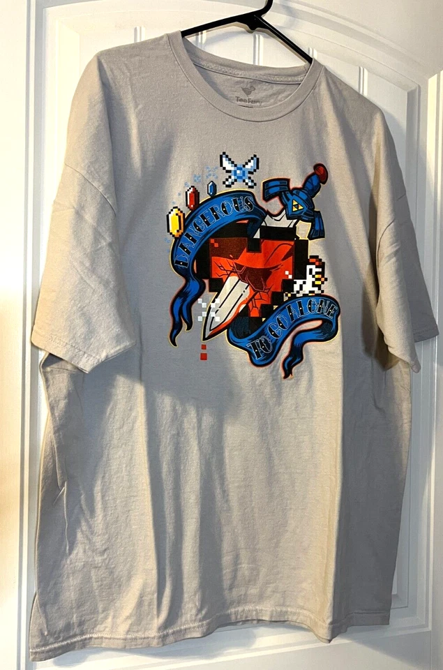 Футболка унисекс с коротким рукавом для взрослых TeeFury Dangerous Alone тату размер 2XL - Изображение 4 из 4