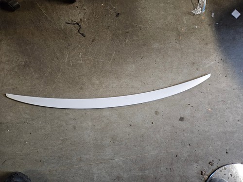 JAGUAR XE X760 2016 REAR BOOT LIP SPOILER IN WHITE - Picture 2 of 9