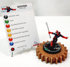 HEROCLIX DC Crisis Set Uncommon 028 Deathstroke w/Card