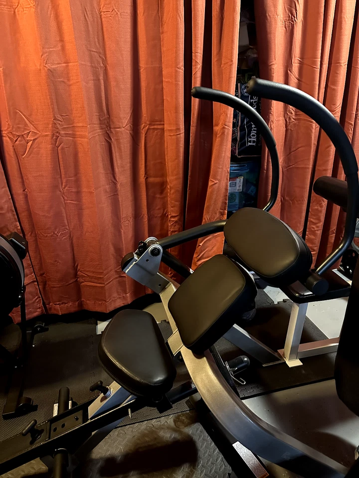 Placa de banco ab semi-reclinada sólida cargada GAB300B Foto 2 de 2