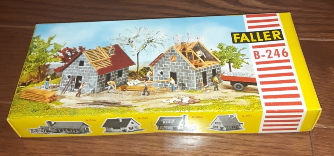 Vintage Faller B-246, House Under Construction, in Box | eBay