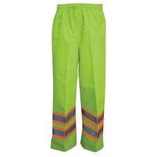 Viking U3930wpg-L Hi-Visibility Rain Bib Pants, 300D Trilobal Rip-Stop