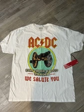 AC/DC Tee Size XL, For Those About To Rock, We Salute You Graphic Band 