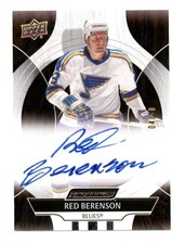 RED BERENSON 2024/25 UD ENGRAINED ICONS RARE MAHOGANY ON CARD AUTO #04/10 T7117