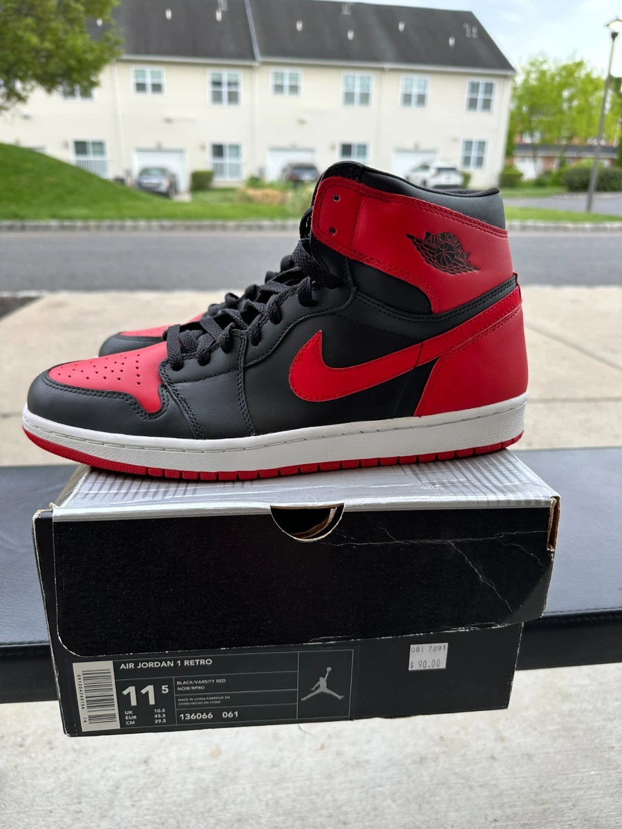 Jordan 1 Retro 2001 Bred for Sale | Authenticity Guaranteed | eBay