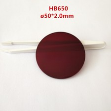 50x2.0mm 650nm HB650 IPC Red glass filter infrared transmission