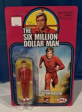 Six Million Dollar Man STEVE AUSTIN Red Track Suit Figure (2013 Zica) Unpunched