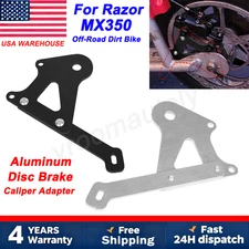 For Razor MX350 Pocket Mod Disc Brake Adapter Aluminum Caliper Adapter Two Color