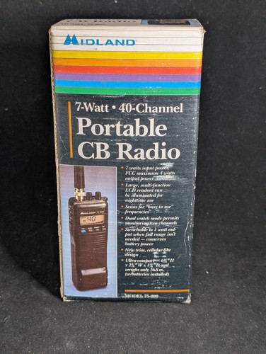 Midland 40 Kanal Hand CB-Funk Transceiver 7 Watt Modell 75-800 OPEN BOX - Bild 1 von 11