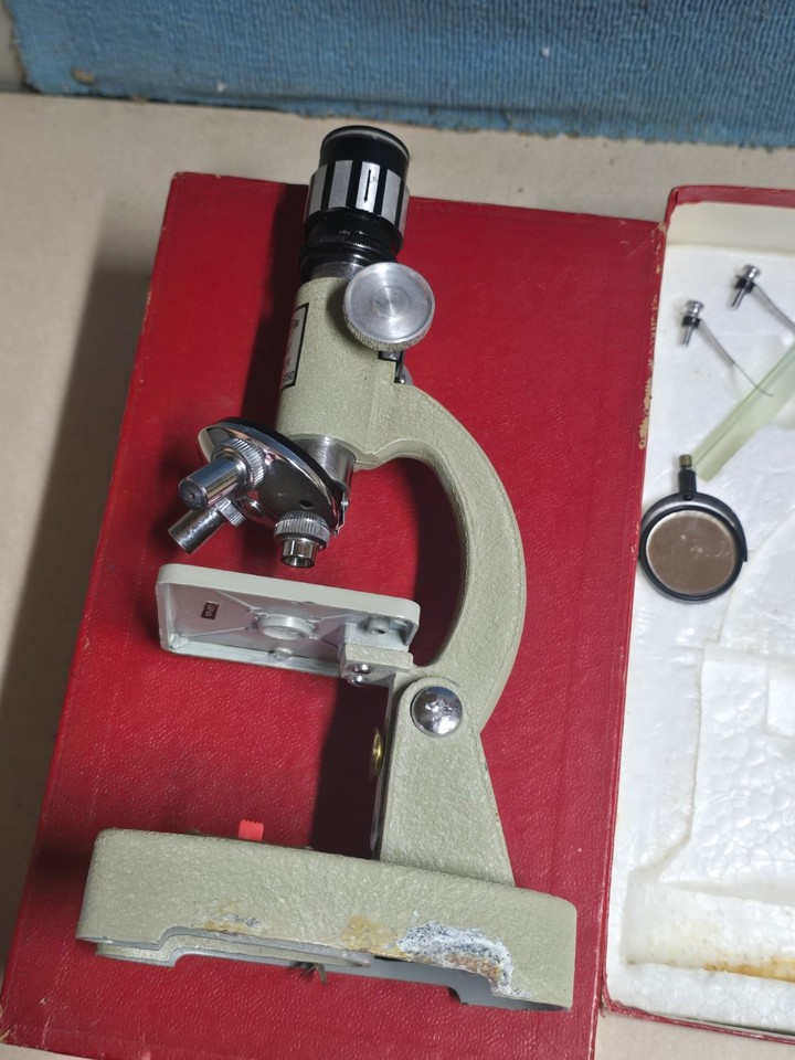 VINTAGE 1960's Scope Instrument Corp Microscope Zoom 50-750X Model No ...