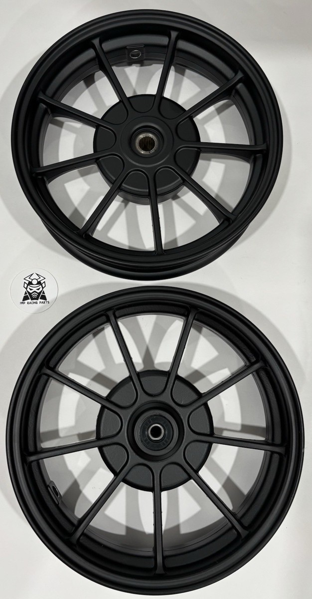 HONDA DIO ELITE ALUMINUM DISK WHEELS RIM SCOOTER BLACK DRUM / DRUM