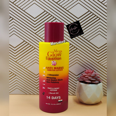    Mega glow egyptian 3D Anti Mark Arbutin Face & Body Lotion X 1