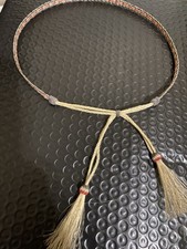 Vintage Braided Horsehair Hat Band Western Cowboy Stampede String