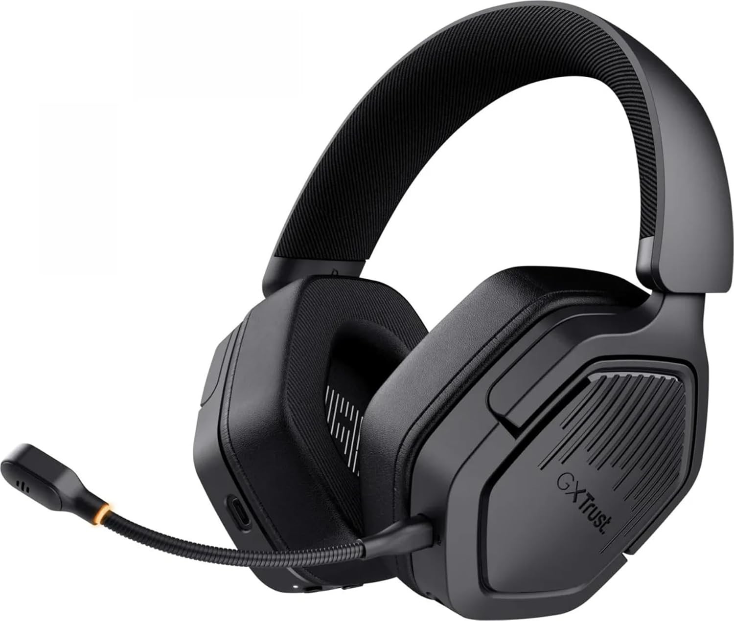 Trust Nero Gxt493 Carus Wrls Headset Blk (Cablato, Senza Fili), Cuffie Da Gaming, - Immagine 2