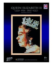 Queen Elizabeth II Sequin Art - New