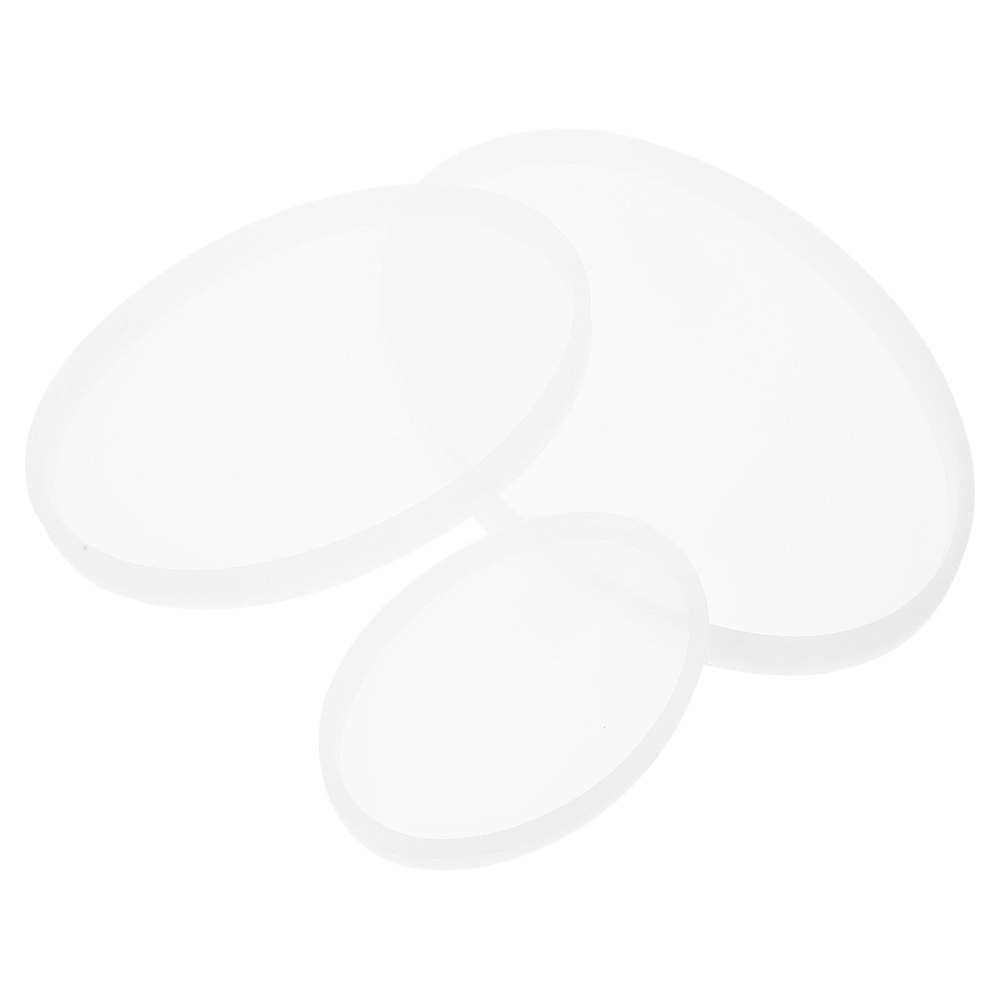 3 Pcs DIY Crystal Epoxy Silicone Molds for Table Decor