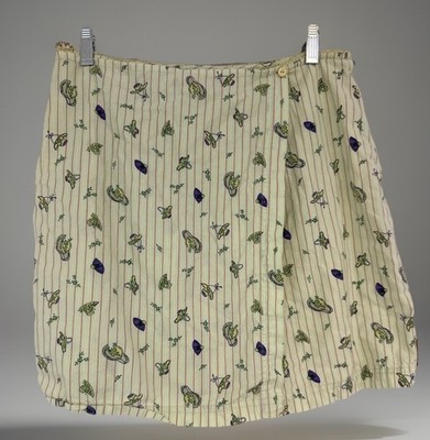 Vintage Grannycore April Cornell Green Garden Skort Med Whimsicore Fairy
