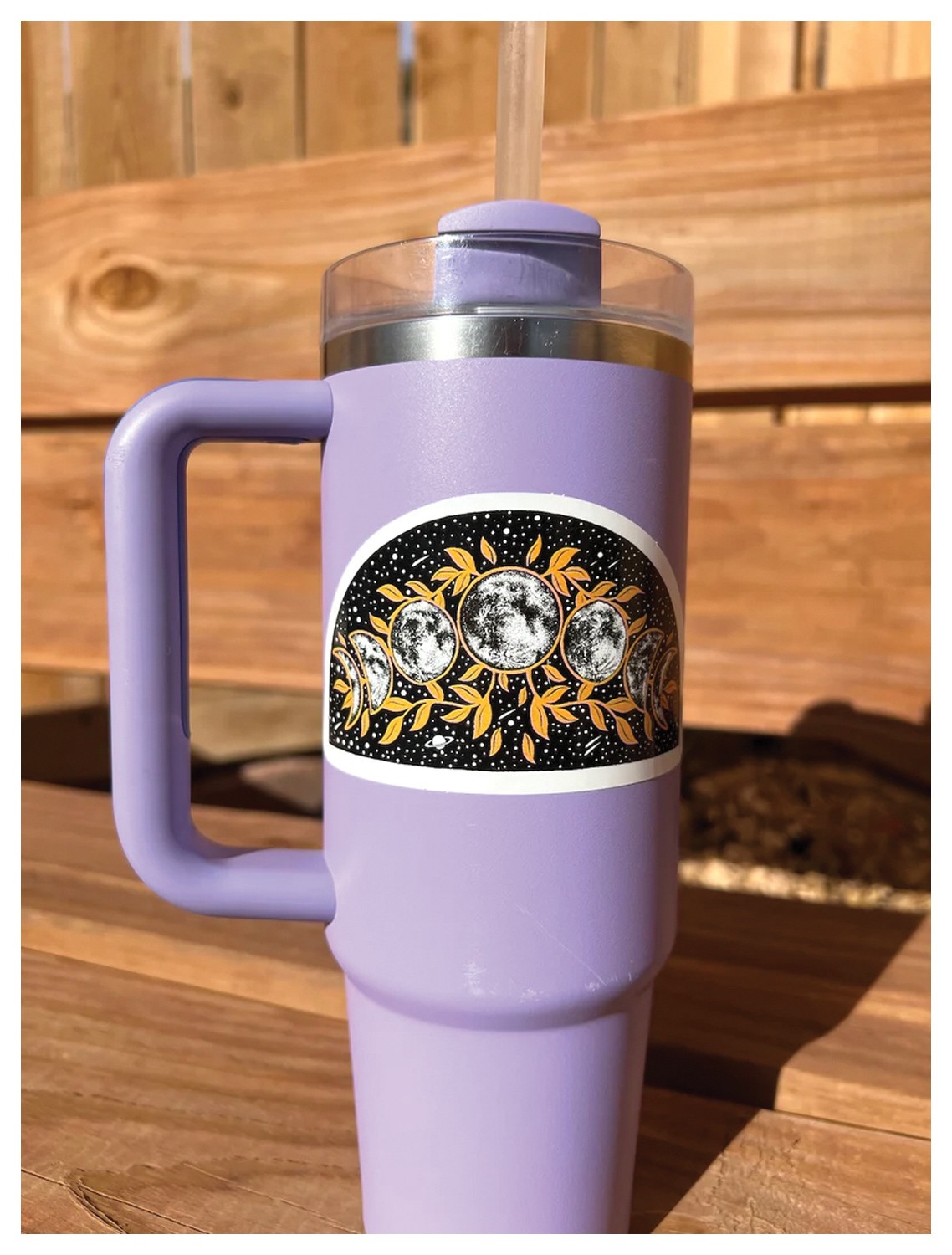 Набор наклеек с изображением фазы Луны | Небесный декор стен с подсветкой