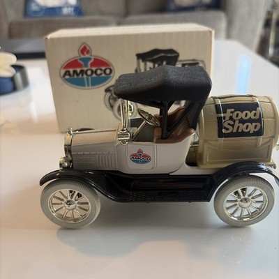 Amoco Food Shop Barrel Bank With Key