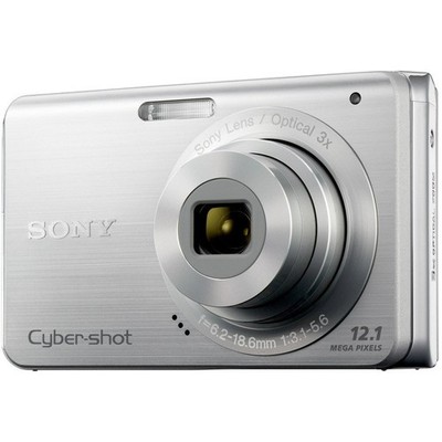 Sony Cyber-shot DSC-W190 Digital Camera 12.1MP Silver 3x Optical Zoom Auto Focus
