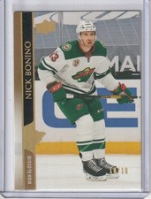 2020/21 UPPER DECK EXTENDED NICK BONINO HIGH GLOSS GOLD PARALLEL #567 #d10/10