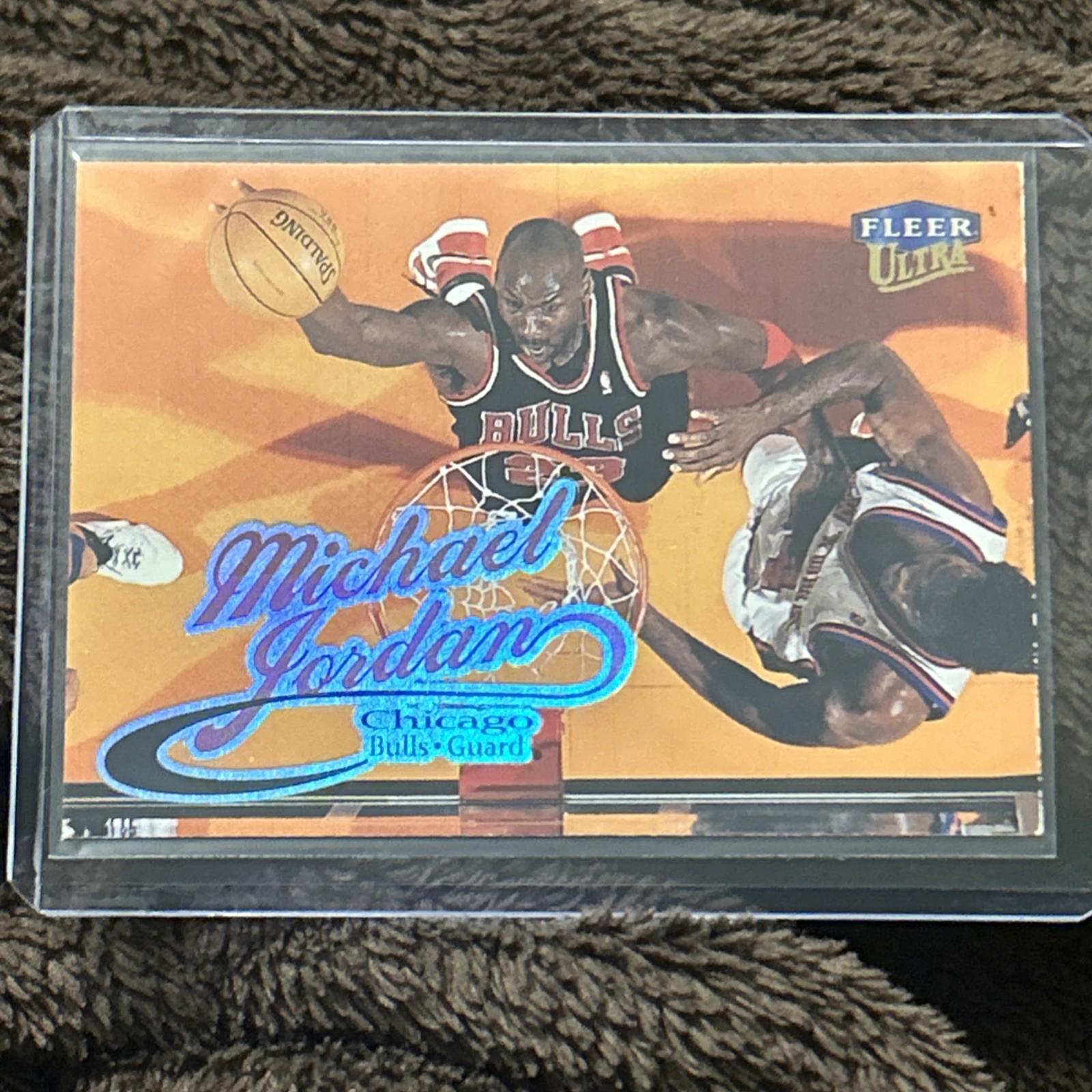 MICHAEL JORDAN CHICAGO BULLS 1998 FLEER ULTRA NBA BASKETBALL CARD #85 🔥🐐