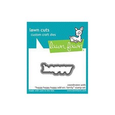 Lawn Fawn Die - Lawn Cuts Dies - Happy Happy Happy Add-On: Family LF1586