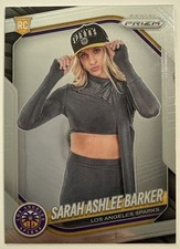 2025 Panini Prizm WNBA Rookie Variation Sarah Ashlee Barker #142 (RC) LA Sparks