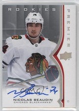 2020-21 Upper Deck Premier Rookies Silver Spectrum Nicolas Beaudin #66 Auto 0ly5