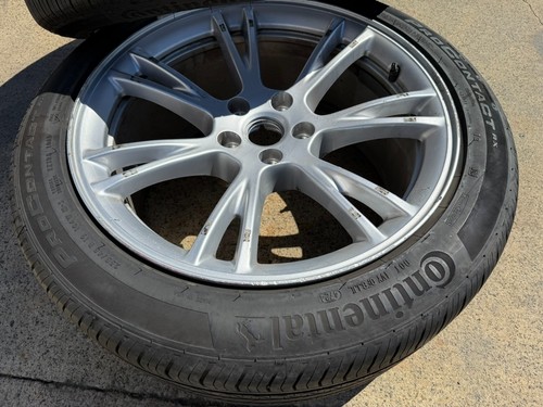1x ONE Tesla Model Y Factory 19" OEM Gemini Rim Wheel  Tire High Tread OEM TPMS