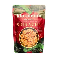 Kin + Deum Sriracha Rice Chips 12x60g Gluten Free Vegan Snack