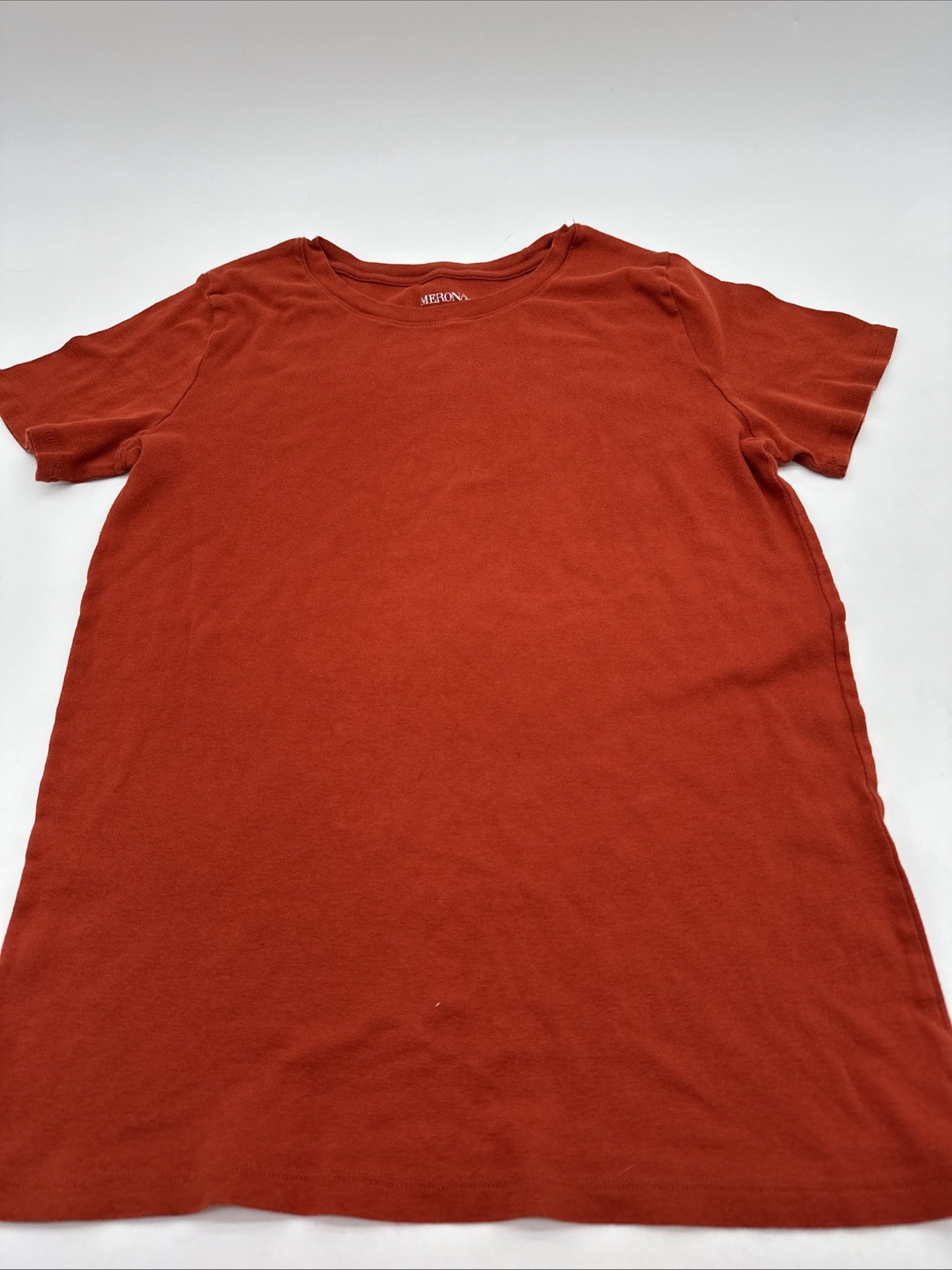 Merona T-Shirt Women 2X-Large Black Solid V-Neck ..#33330