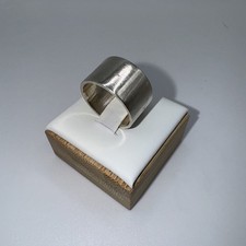 Vintage Plain Sterling Band 925 Sz 7