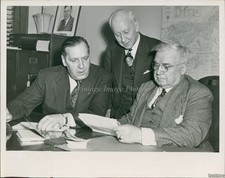 1948 A J Glover Pres Switchmens Union David B Robertson Firemen Unions Photo 7x9