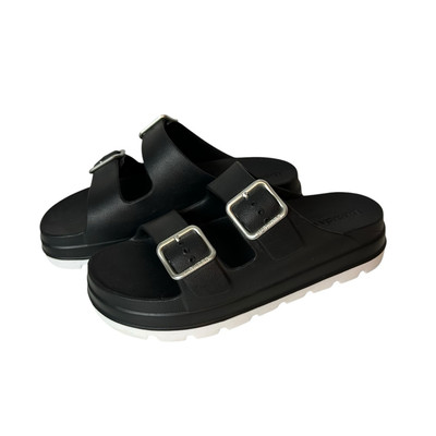 J Slides Platform Sandals J/Slides QUIVER Bone Raffia Platform