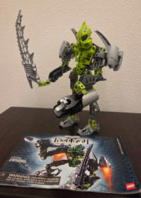 LEGO Bionicle Phantoka LEWA (set 8686) & TANMA (set 8944) 100% Compete w/Booklet