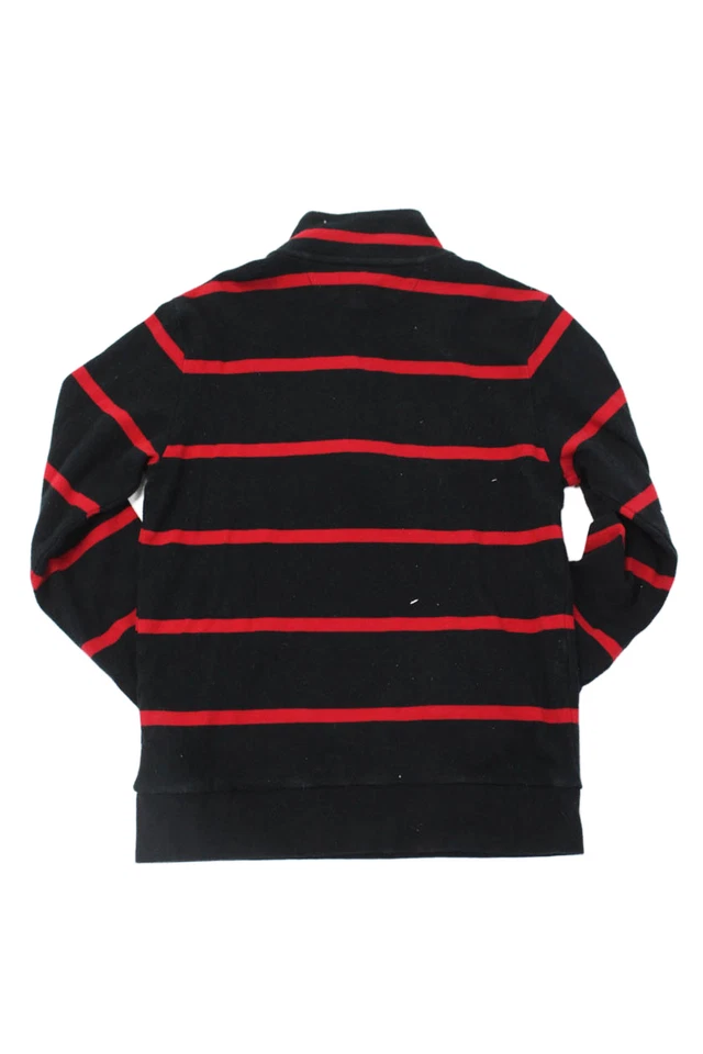 Polo Ralph Lauren Childrens Boys Striped Turtleneck Sweater Black Size 10-12 - Image 2 of 4