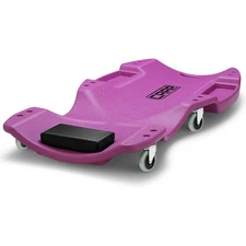 48"X 23.5" 200Lbs Purple Mechanic Blow Molded Ergonomic HDPE Automotive Creeper