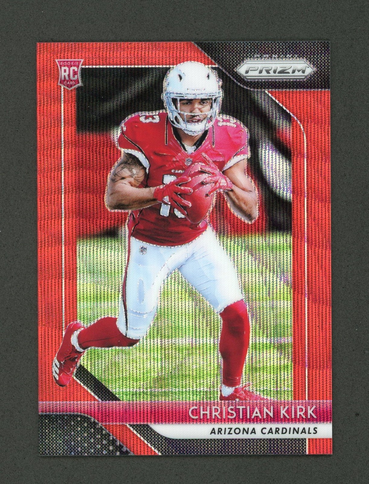 2018 Panini Christian Kirk Ruby Red Wave Prizm Rookie Card #219 - SP/149